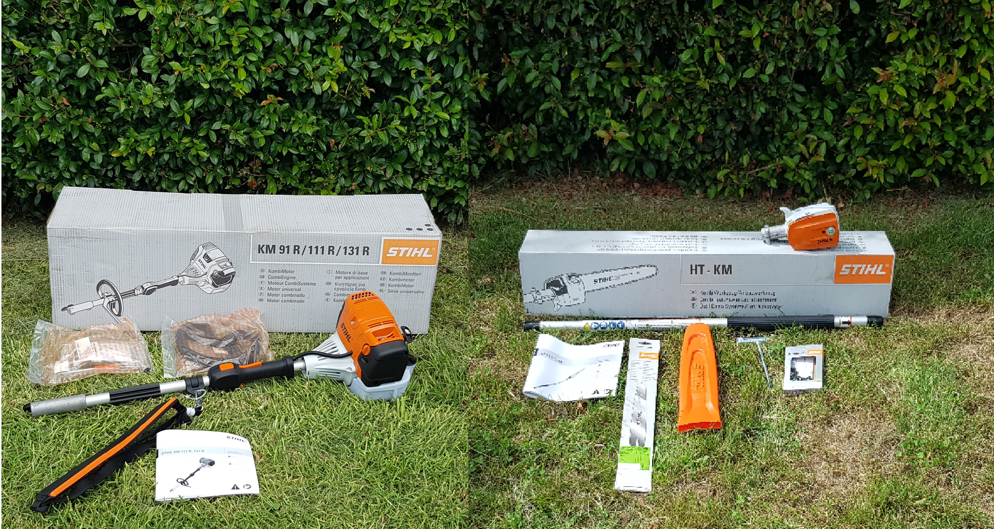 STIHL KM131R & Pruner Attachment Texas Direct