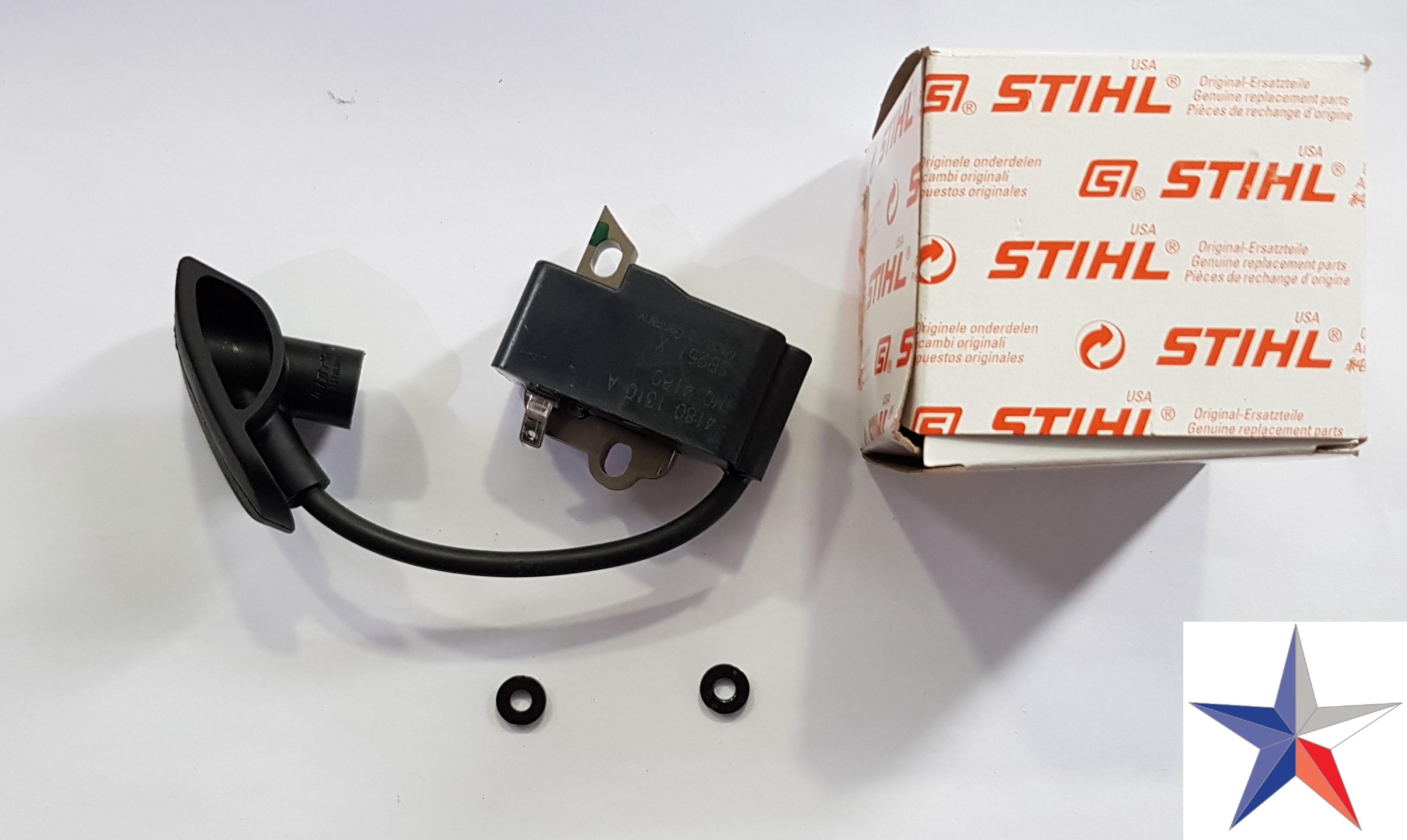 thumbnail image 2 of Haishine Ignition Coil Spark Plug – For Stihl KM90, FS90, HT101 – Replaces 4180-400-1308 2 of 5