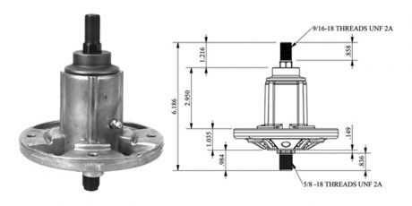 Rotary Spindle Assembly #12495